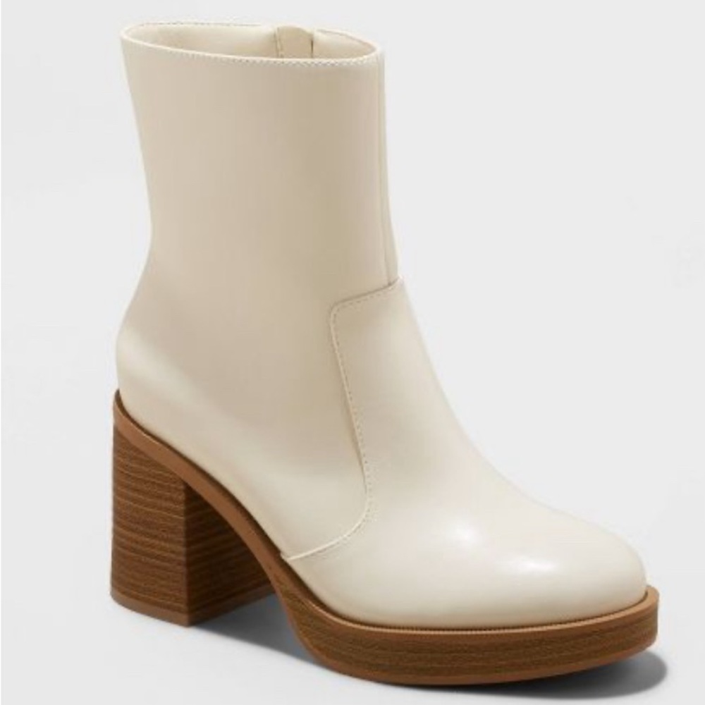 Heel Platform Booties-Universal Thread - image 1